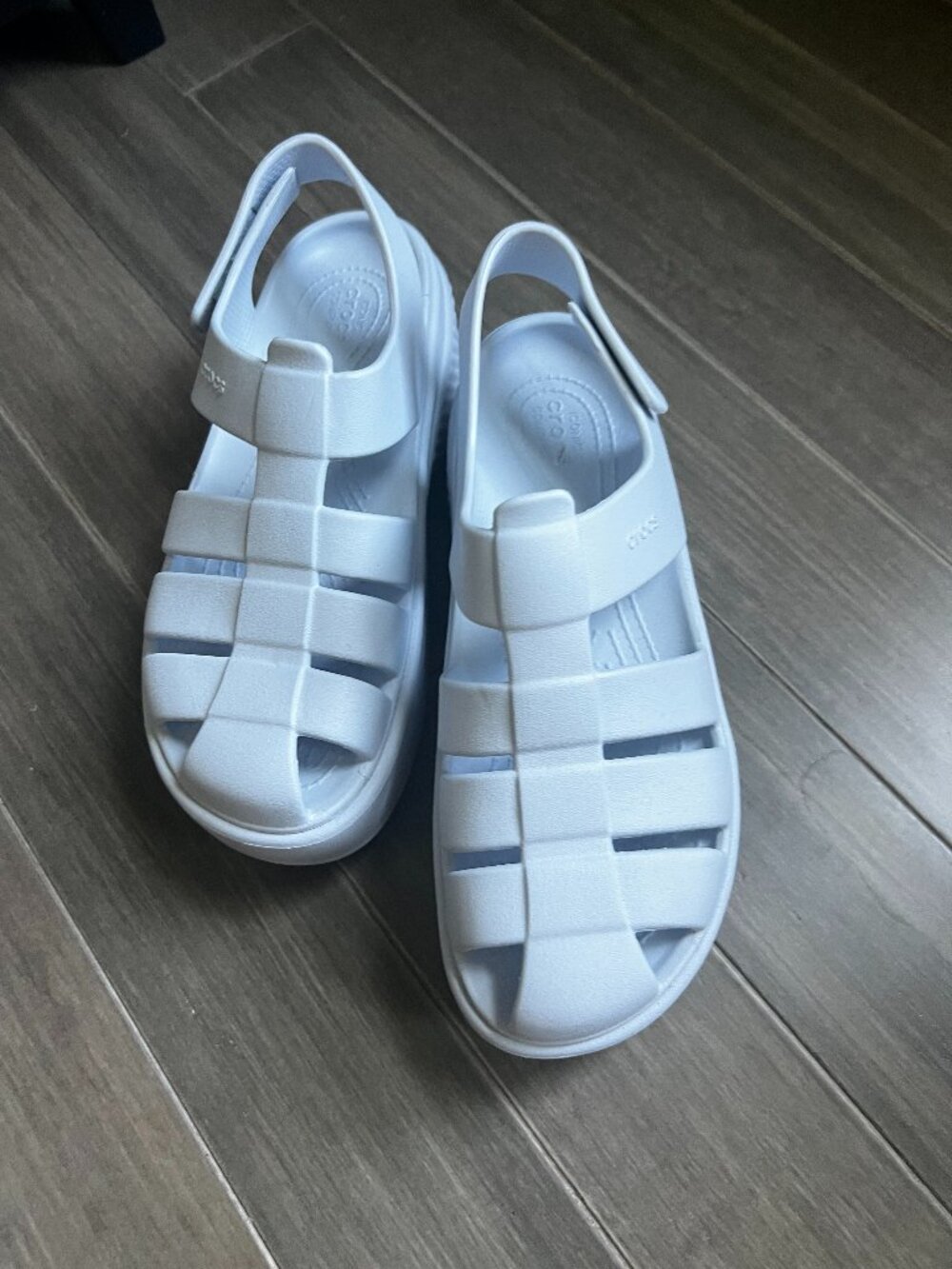Crocs Mega Crush Triple Strap platform sandals - ladies 9